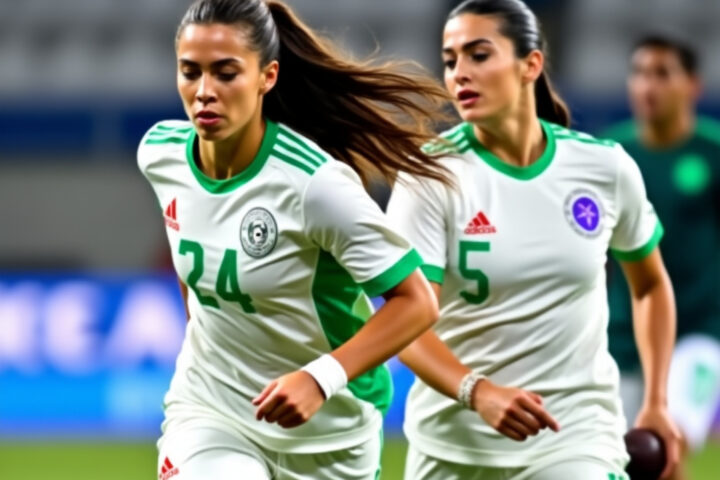 Algérie féminine affronte la Centrafrique en qualification pour les JO 2028