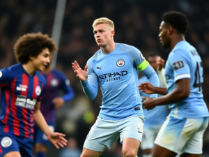 PSG domine Manchester City 4-2 en Ligue des champions malgré les efforts de Haaland