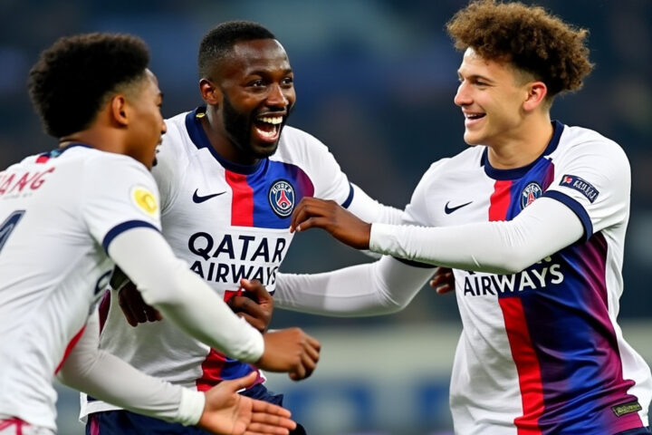Le PSG surmonte Strasbourg et retrouve la tête de la Ligue 1